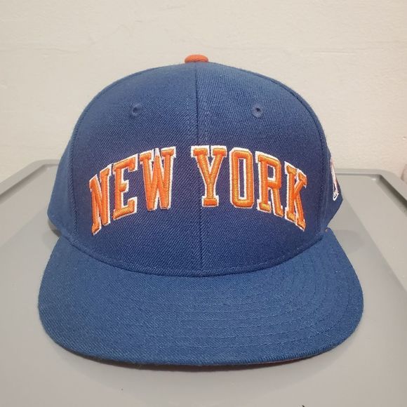 adidas Other - New New York Knicks Mens Flatbrim Snapback Throwback HWC Adidas Cap Hat
